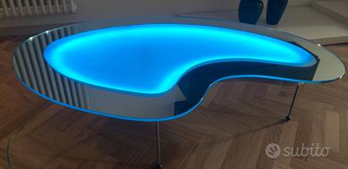 Originale tavolo luminoso Space Age