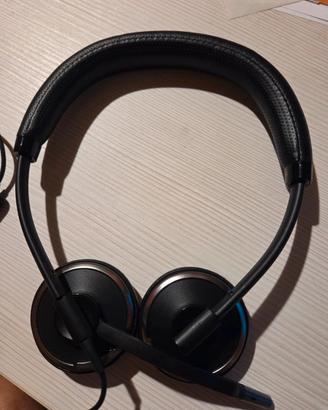 cuffie auricolari professionali plantronics usb 