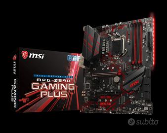 i5 9600k, scheda madre z390 msi