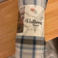 Coperta plaid Volterra a quadri
