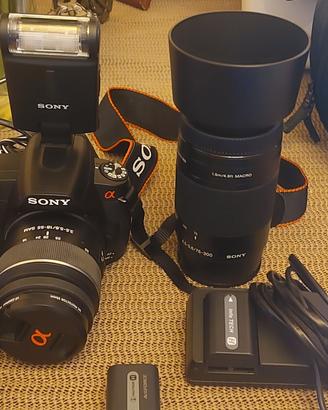 Sony reflex e Videocamera Sony Hd. 