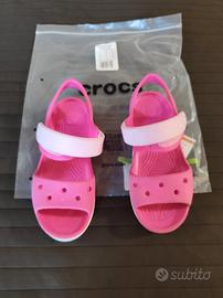 crocs sandali bambina rosa