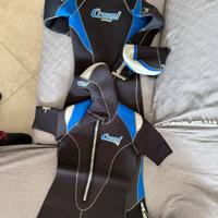 Muta subacquea Cressi Lontra 7 mm + Tronchetto 5 m