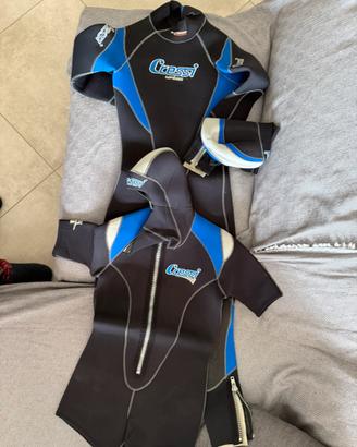 Muta subacquea Cressi Lontra 7 mm + Tronchetto 5 m