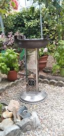Barbecue a colonna a carbonella