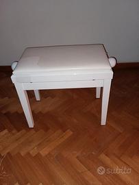 sgabello per pianoforte regolabile