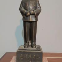 scultura MAO ZEDONG in bronzo