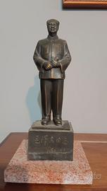 scultura MAO ZEDONG in bronzo