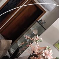 Lampada a Arco Moderna Bianca - Piantana da Terra