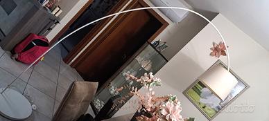 Lampada a Arco Moderna Bianca - Piantana da Terra