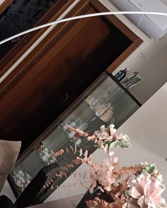 Lampada a Arco Moderna Bianca - Piantana da Terra