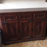 Mobile credenza armadio stile rustico antico