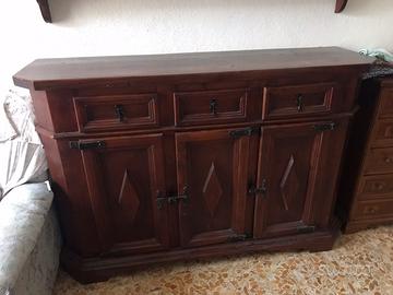 Mobile credenza armadio stile rustico antico