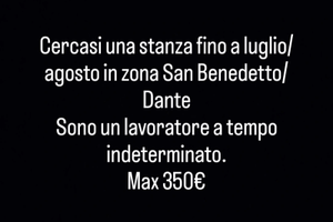 Stanza zona San Benedetto/Dante