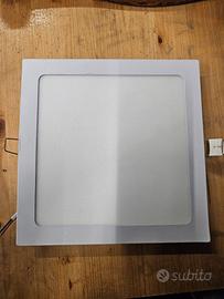 Pannello led da incasso Quadrato 18W 4000k