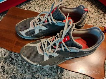 Scarpe Decathlon estive.Tg.44 ma veste 44,5