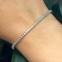 bracciale tennis oro diamanti