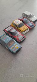 5 Macchinine vintage bburago scala 1:43