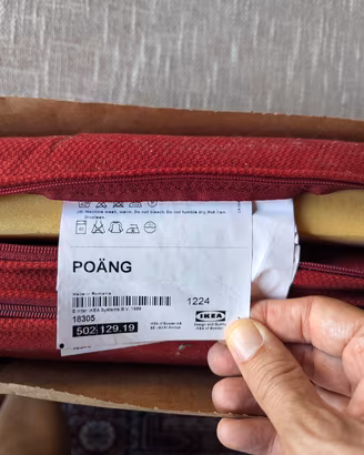 Cuscino Ikea Poang  Rosso Dansbo 