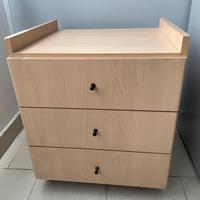 Cassettiera con rotelle