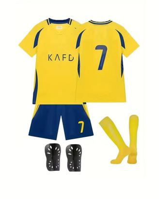 4 Pezzi Set Calcio Bambini, Taglia 7-8 Anni, NOUVO