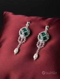 Orecchini Vintage Perle di Fiume Rococò Handmade