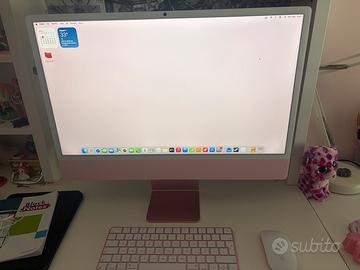 iMac 24” M4 rosa 16GB RAM 256GB SSD- pari al nuovo