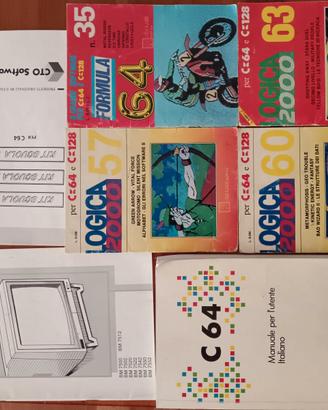 Commodore C64, 2x Commodore Datassette, Giochi