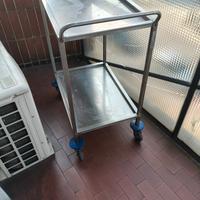 carrello in acciaio inox