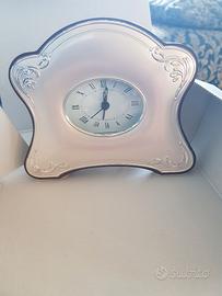 Orologio da tavolo in argento Arval nuovo