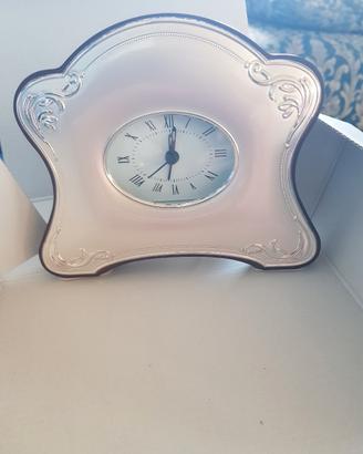 Orologio da tavolo in argento Arval nuovo