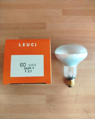 Lampadina LEUCI R80 60W 24/25V E27 satinata