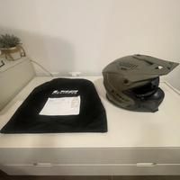 Casco LS2 - verde militare satinato - taglia L