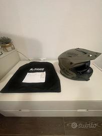 Casco LS2 - verde militare satinato - taglia L