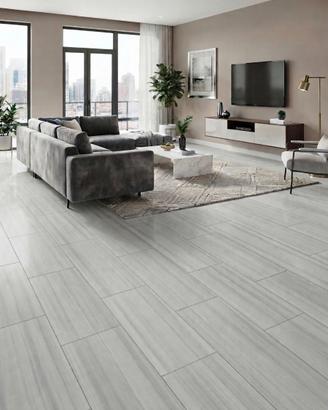 Pavimento e rivestimento in gres MET WHITE