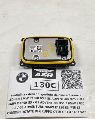 CENTRALINA DRIVER DI GESTIONE DEL FARO ANTERIORE A