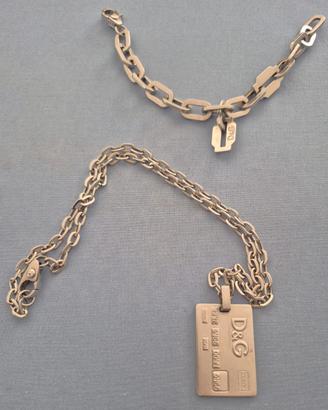 Collana + Bracciale "Dolce & Gabbana" - Originali