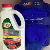 Shampoo con cera omaggio guanto da lavaggio