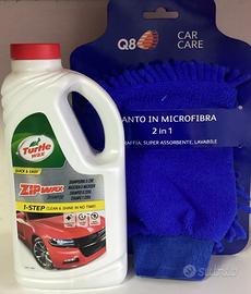 Shampoo con cera omaggio guanto da lavaggio