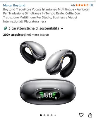 Cuffie traduzione simultanea