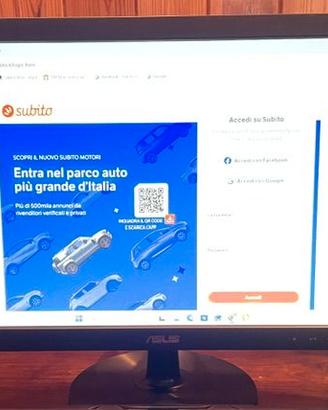 Video Asus per PC da 22" come nuovo