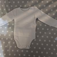 Body 4 neonato manica lunga bianco