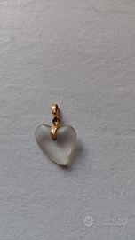 Ciondolo cuore trasparente