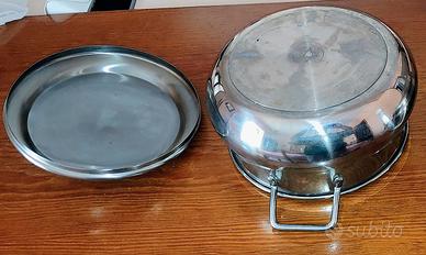 pentola acciaio inox termoradiante e coperchio 24