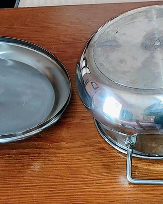 pentola acciaio inox termoradiante e coperchio 24