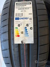 bridgestone 225/45 R17 Potenza Sport nuove