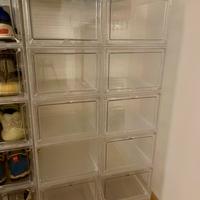 Scarpiera/Scatole per scarpe componibile-12 spazi