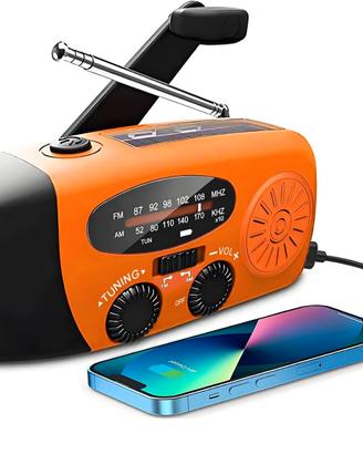 Radio WB portatile,solare Bank per illuminazione