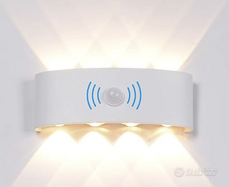 Lampada da parete LED con sensore