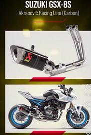 Scarico akrapovic sportivo nuovo gsx8s/8r Milano